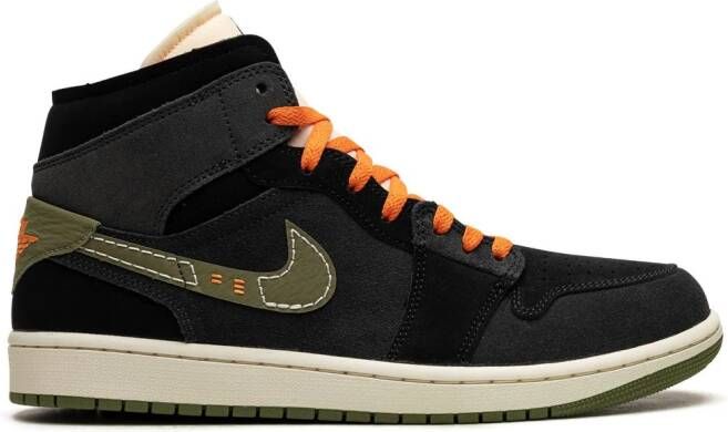 Jordan Air 1 Mid SE Craft "Anthracite Light Olive" sneakers Black