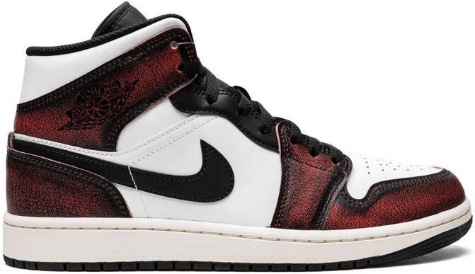 Jordan Air 1 Mid SE "Wear-Away Infrared" sneakers Black