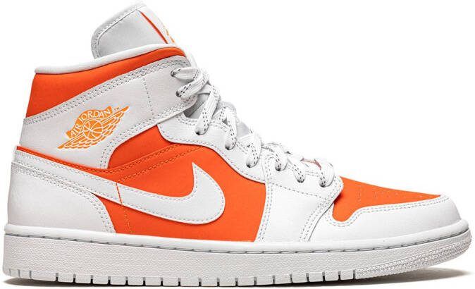 Jordan Air 1 Mid SE "Bright Citrus" sneakers White