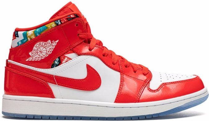 Jordan Air 1 Mid SE "Barcelona Sweater" sneakers Red