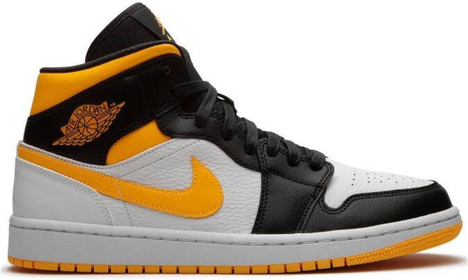 Jordan Air 1 Mid SE "Laser Orange Black" sneakers White