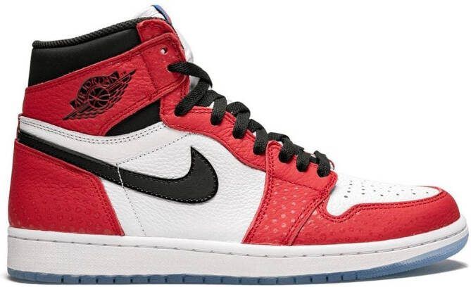 Jordan x Spider- Air 1 Retro High OG "Origin Story" sneakers Red