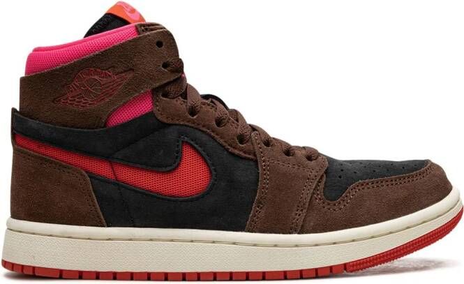 Jordan Air 1 Zoom Air CMFT "Cacao Wow Picante Red Black Hyper Pink" sneakers Brown