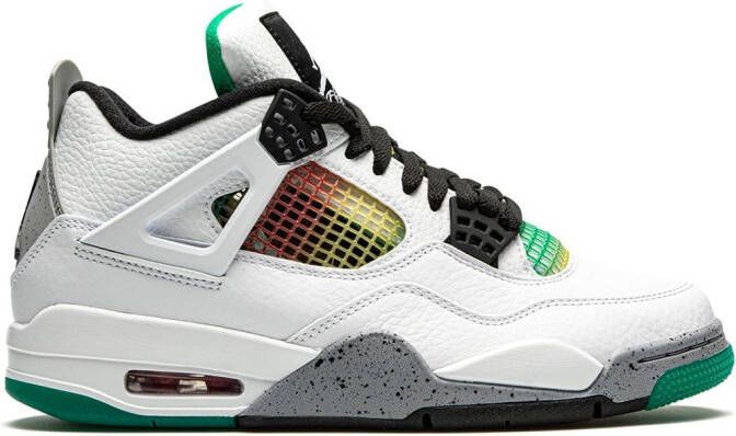 Jordan Air 4 Retro "Rasta Lucid Green" sneakers White