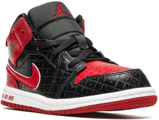 Jordan Kids Jordan 1 Mid SS sneakers Black