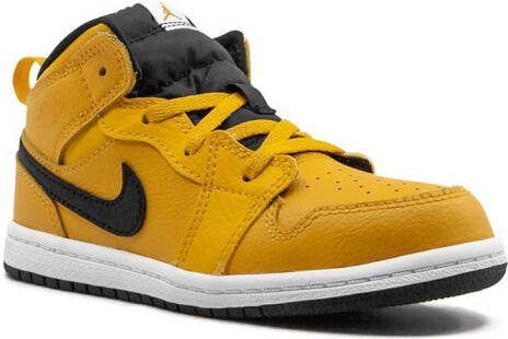 Jordan Kids Air Jordan 1 Mid "University Gold" sneakers Yellow