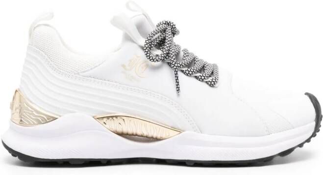Just Cavalli logo-print lace-up sneakers White