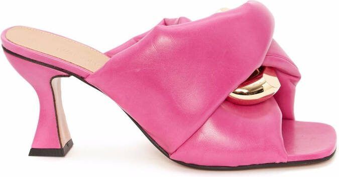JW Anderson Chain Twist heels Pink