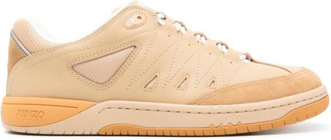 Kenzo -PXT leather sneakers Neutrals