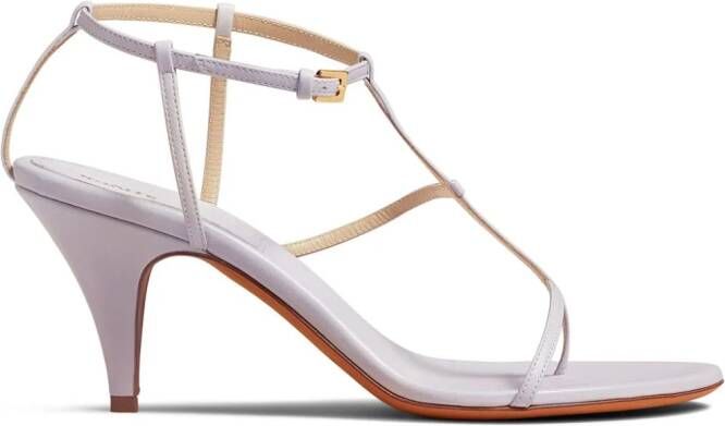 KHAITE Jones 75mm heeled sandals Purple