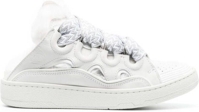 Lanvin Curb open-back sneakers White
