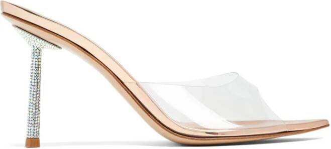 Le Silla Bella 120mm crystal-embellished sandals Neutrals