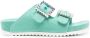 Le Silla buckle-detail open-toe slides Blue - Thumbnail 1