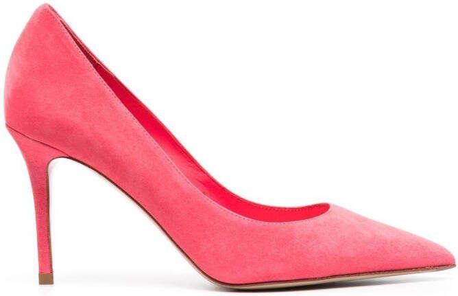 Le Silla Eva 90mm suede pumps Pink
