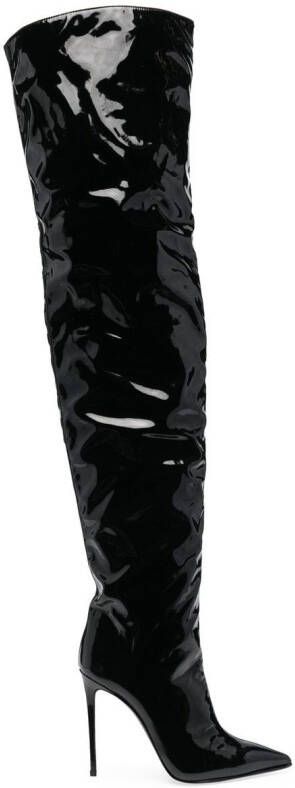 Le Silla Eva thigh-high 120mm boots Black