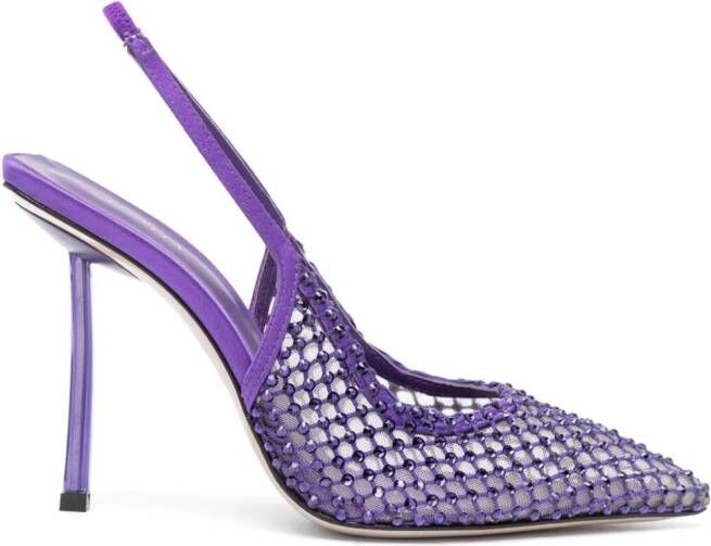 Le Silla Gilda 100mm slingback pumps Neutrals