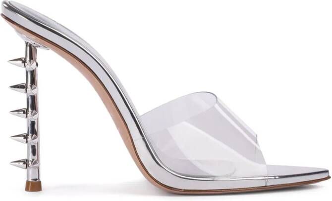 Le Silla Jagger spike-heel leather sandals Neutrals