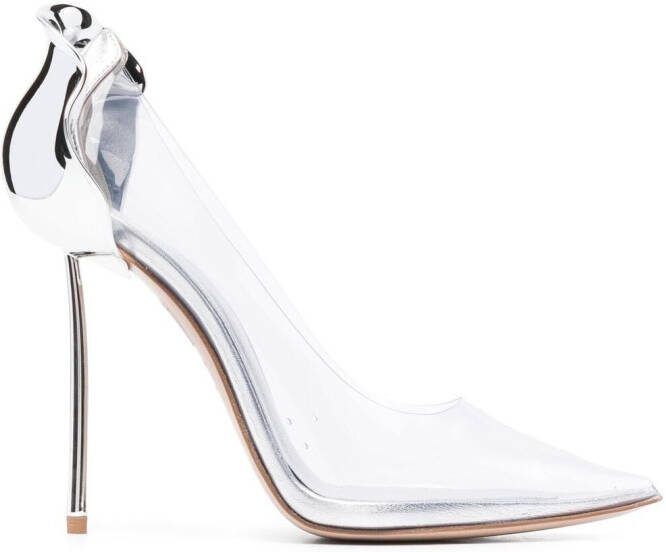 Le Silla Petalo pointed pumps Grey