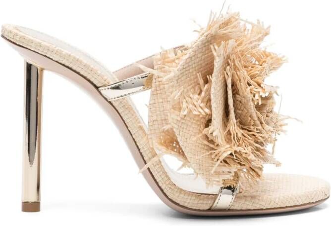 Le Silla 112mm Rose sandals Neutrals