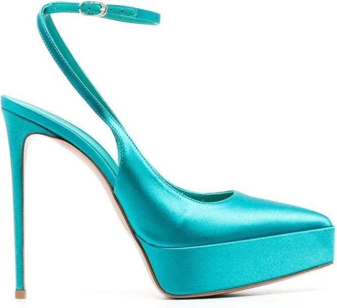 Le Silla 130mm Uma pumps Blue