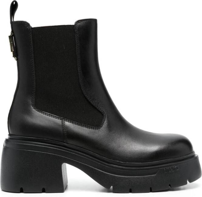 LIU JO Carrie 60mm leather ankle boots Black