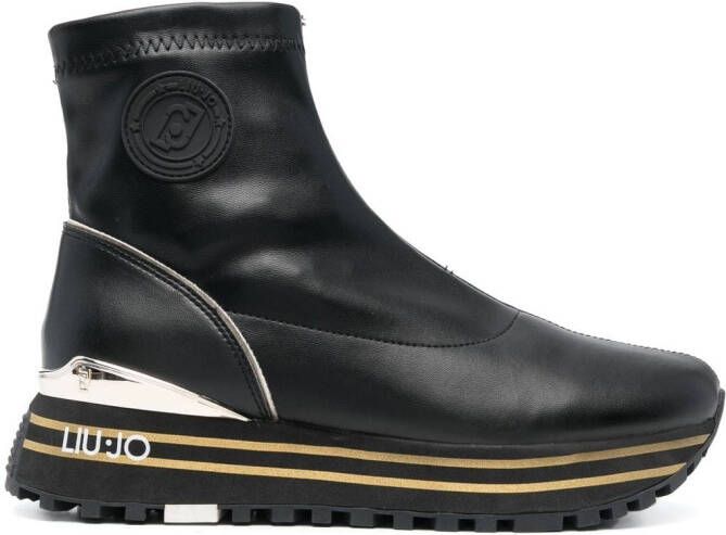 LIU JO Maxi Wonder 50 high-top sneakers Black
