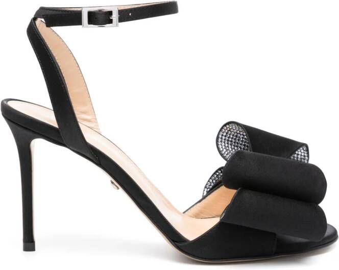 MACH  MACH Le Cadeau 95mm bow-detail pumps Black