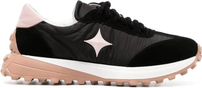 Madison.Maison Star suede-trimmed sneakers Black