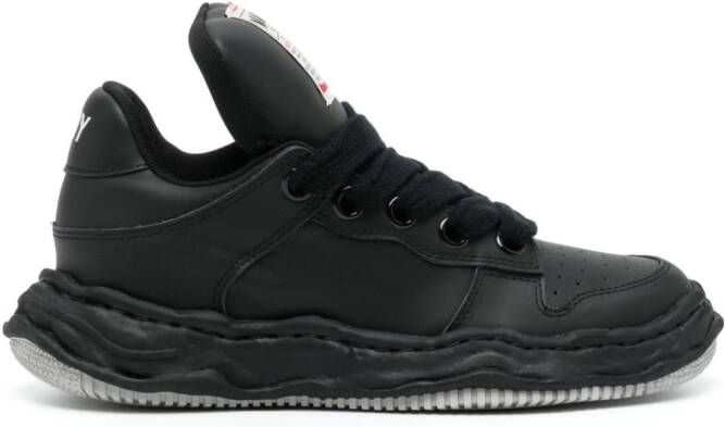 Maison MIHARA YASUHIRO Wayne OG Sole leather sneakers Black