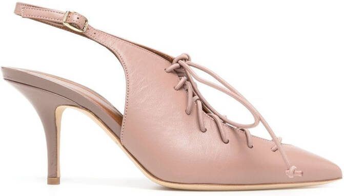 Malone Souliers Alessandra 70mm slingback sandals Neutrals
