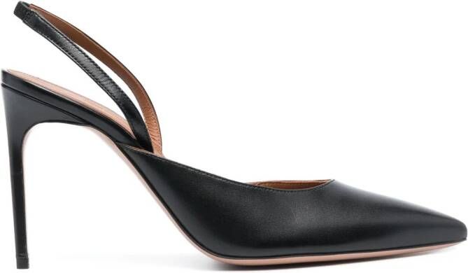 Malone Souliers Gillian 100mm sling-back pumps Black
