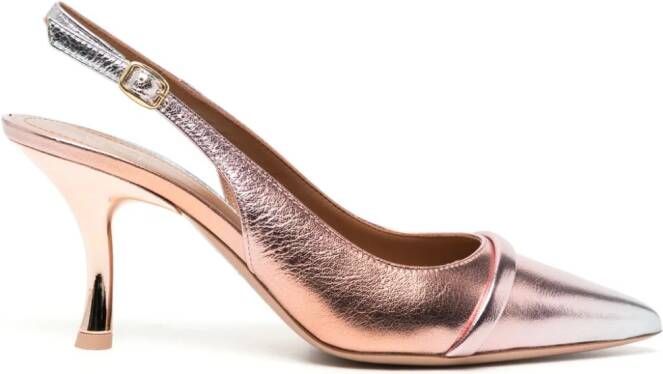 Malone Souliers 80mm Jama pumps Pink