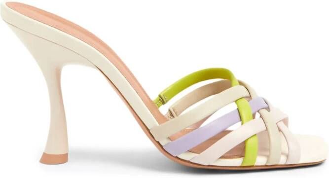 Malone Souliers West 90mm leather sandals Neutrals