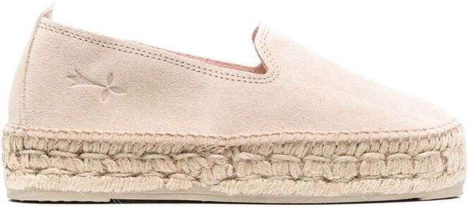 Manebi slip-on platform espadrilles Neutrals