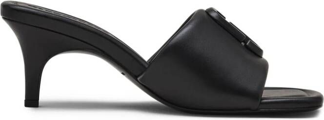 Marc Jacobs The Leather J Marc 65mm sandals Black