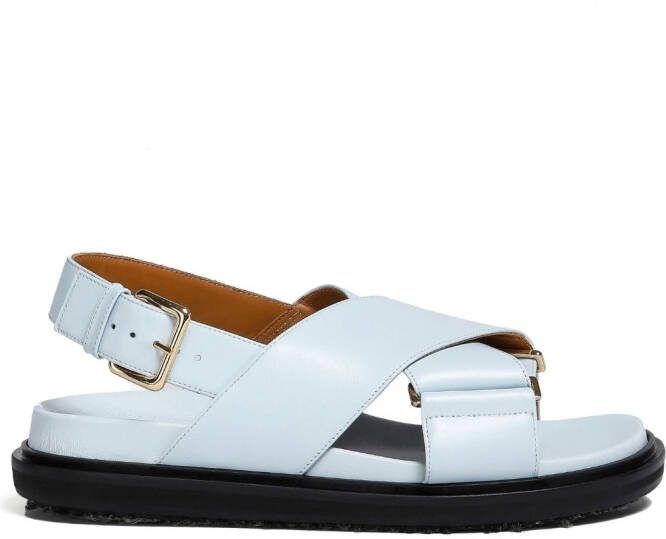 Marni Fussbett slingback sandals Blue