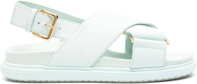 Marni Fussbett slingback sandals Blue