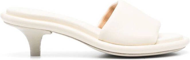Marsèll 80mm leather sandals Neutrals