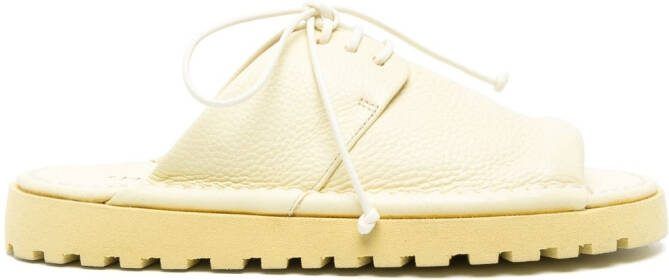Marsèll Sanpomice leather sandals Yellow