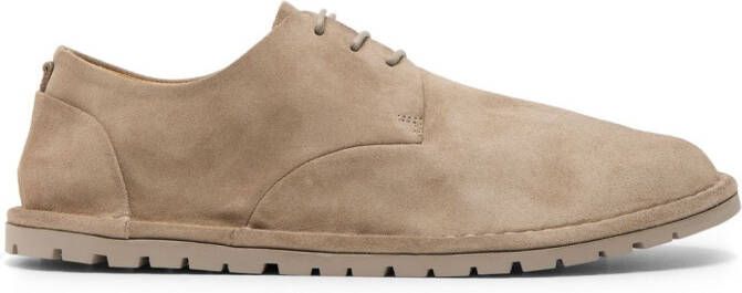 Marsèll Sancrispa suede derby shoes Neutrals