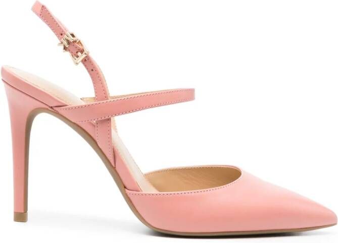 Michael Kors rhinestone-embellished strappy mules Black