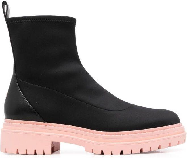 Michael Kors Payton logo-print ankle boots Neutrals
