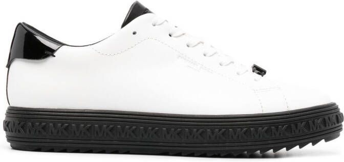 Michael Kors Allie Strider leather sneakers Black - Picture 3