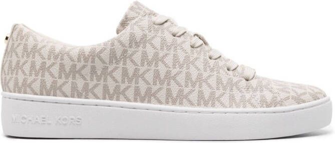 Michael Kors Gilmore monogram-pattern slides Neutrals - Picture 8
