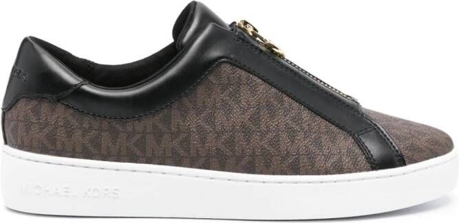 Michael Kors Keaton logo-print sneakers Brown - Picture 2