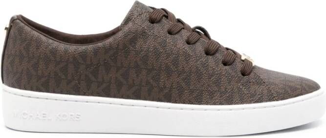 Michael Kors Gilmore monogram-pattern slides Neutrals - Picture 4