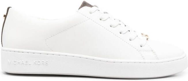 Michael Kors Keaton monogram-panel sneakers Brown
