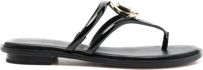 Michael Kors Rory monogram-print leather ballerinas Neutrals - Picture 9