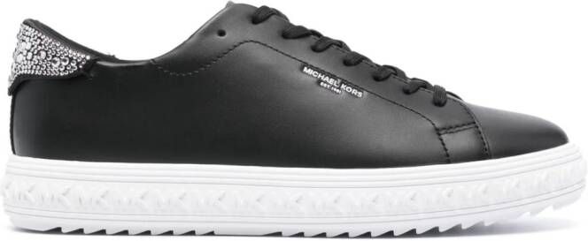 Michael Kors Collection logo-plaque leather loafers Black