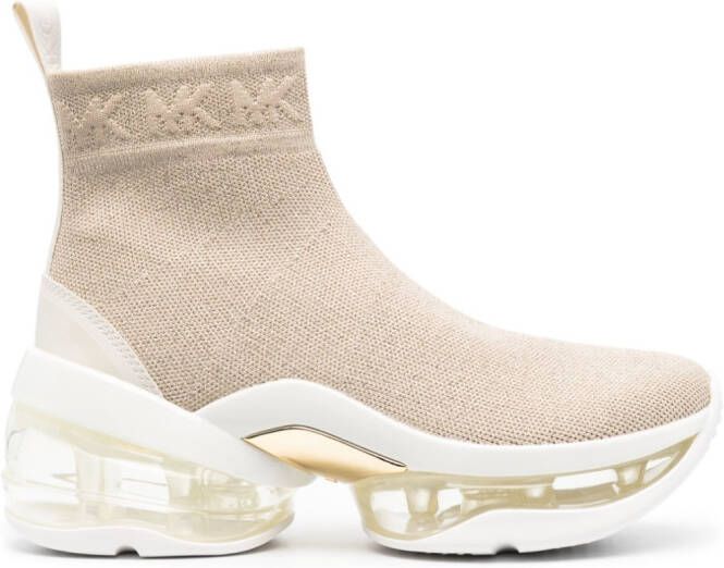 Michael Kors Olympia Bootie Extreme sneakers Neutrals - Picture 2